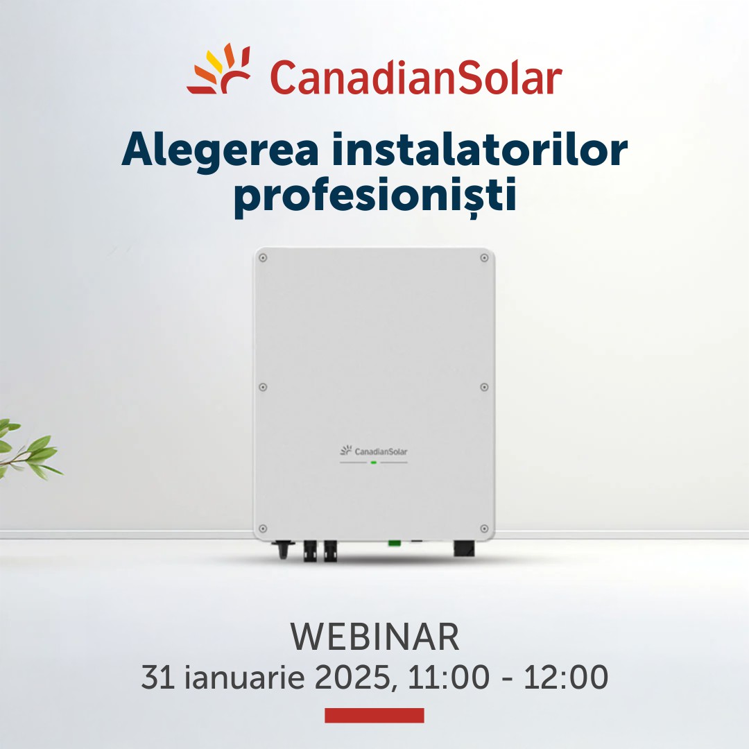 Canadian Solar: Alegerea instalatorilor profesionisti