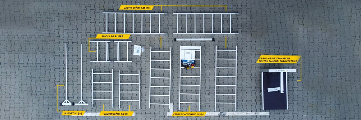 Componenta sistem ridicare panouri fotovoltaice