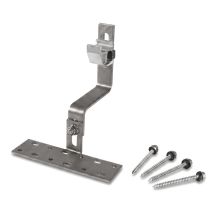 Ancora cu consola Zonetec ZS-12PLUS fixare sina pe tigla ceramica, surub reglabil in 2 puncte, 4 suruburi pentru lemn 6.3x80mm